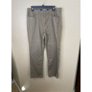 Sonoma Goods For Life Mens Taupe Everyday All-Day Pants Size 34W 32L Flexwear